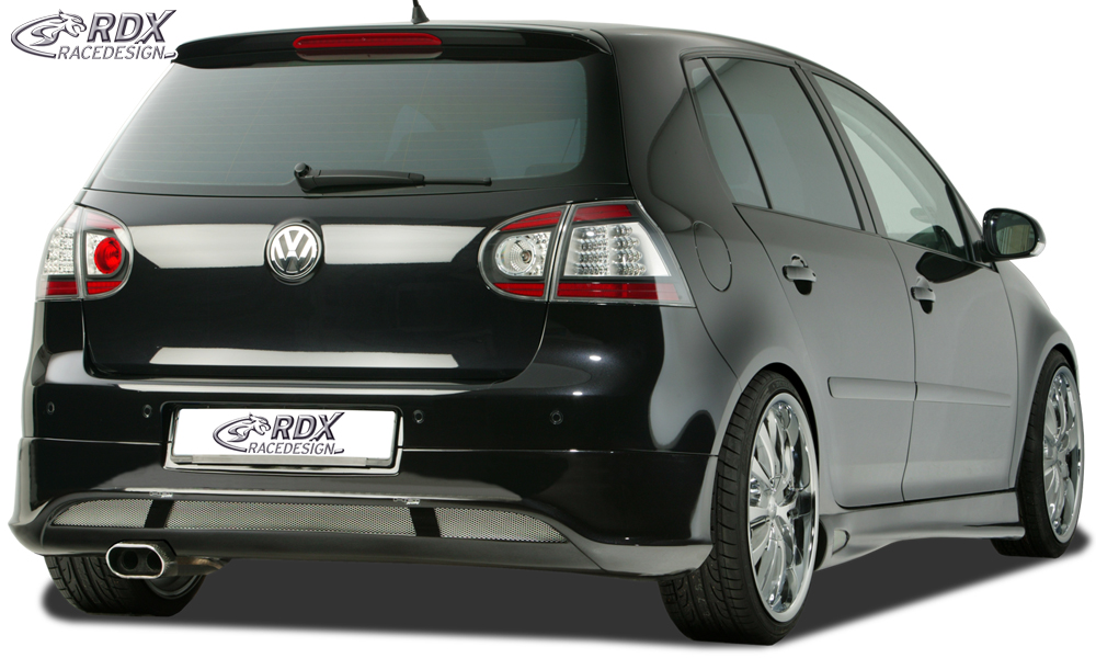 RDX V2 rear diffuser – Volkswagen Golf 5 (exhaust cut-out left)