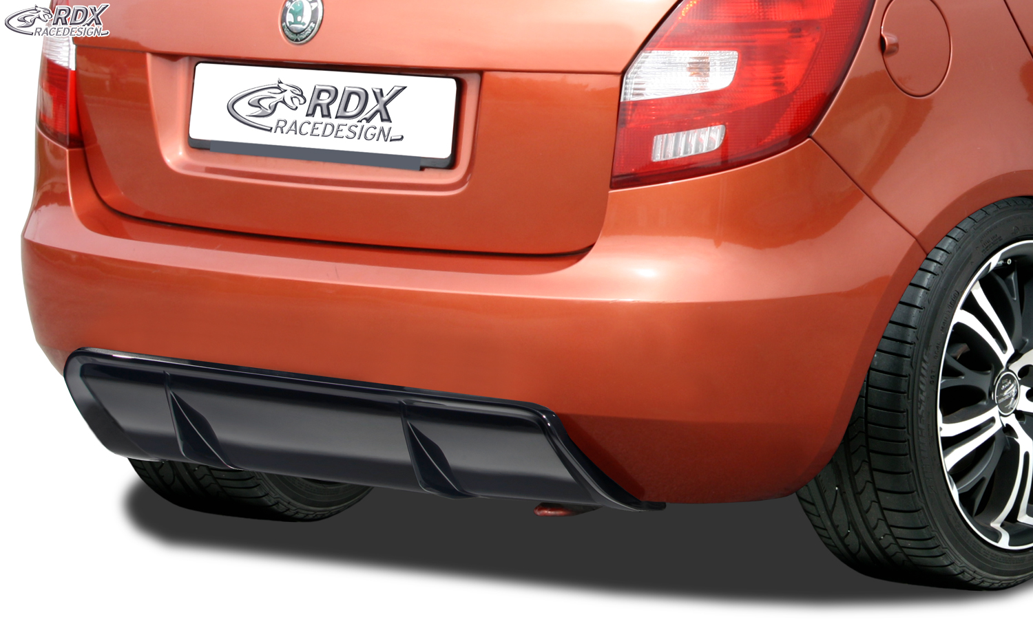 RDX rear diffuser – Škoda Fabia 2/5J