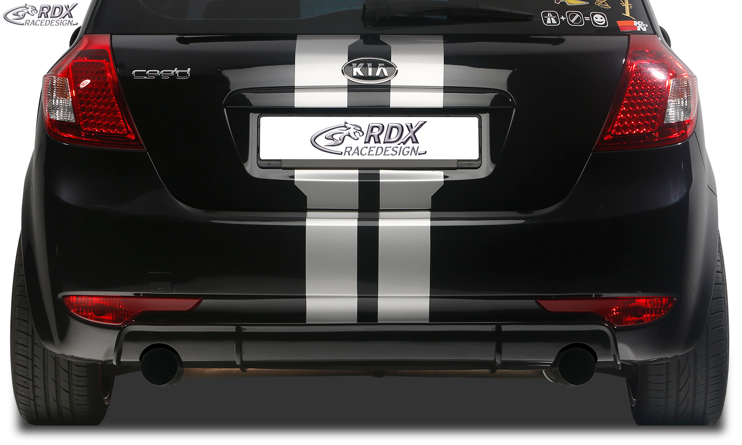 Задний диффузор RDX – Kia Ceed тип ED
