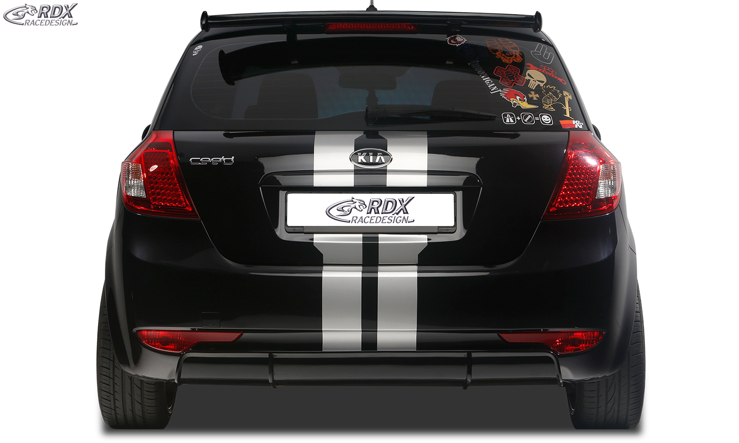 Задний диффузор RDX – Kia Ceed тип ED