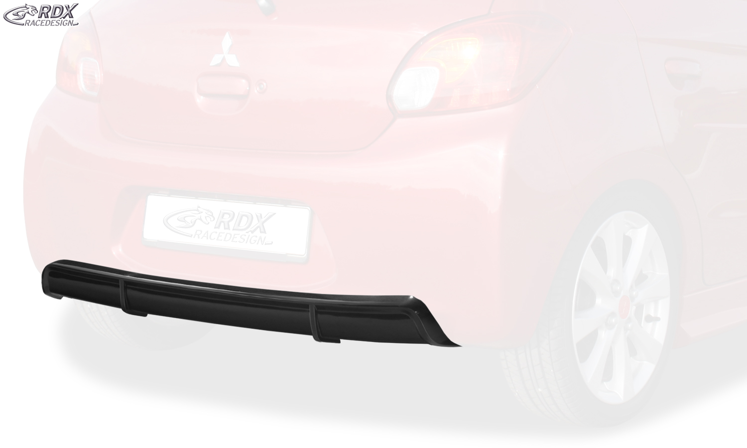 Задний диффузор RDX – Mitsubishi Space Star и Mirage –2016