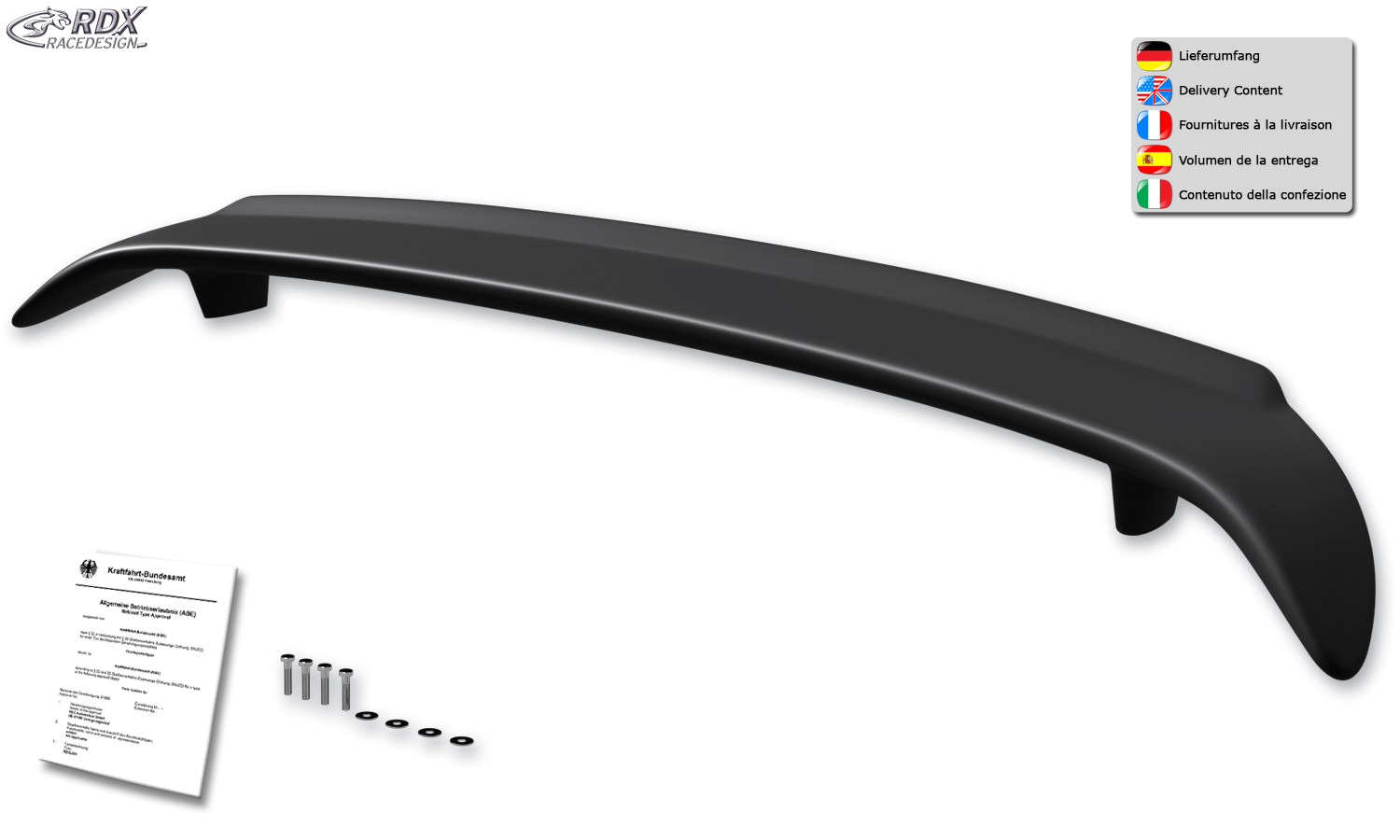 RDX rear spoiler – Volkswagen ID.7 (ED/2023-today)