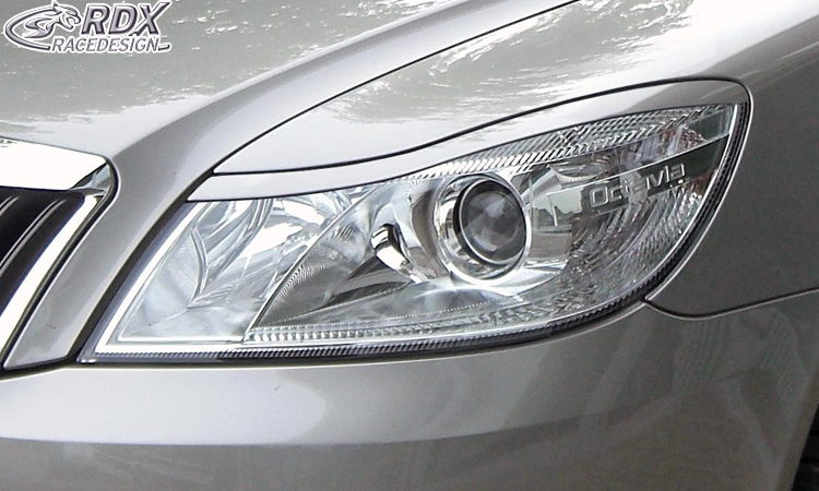 Реснички на фары RDX – Škoda Octavia 2/1Z рестайлинг 2008–
