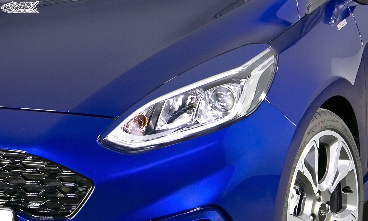 Реснички на фары RDX – Ford Fiesta (MK8/2017–2022)