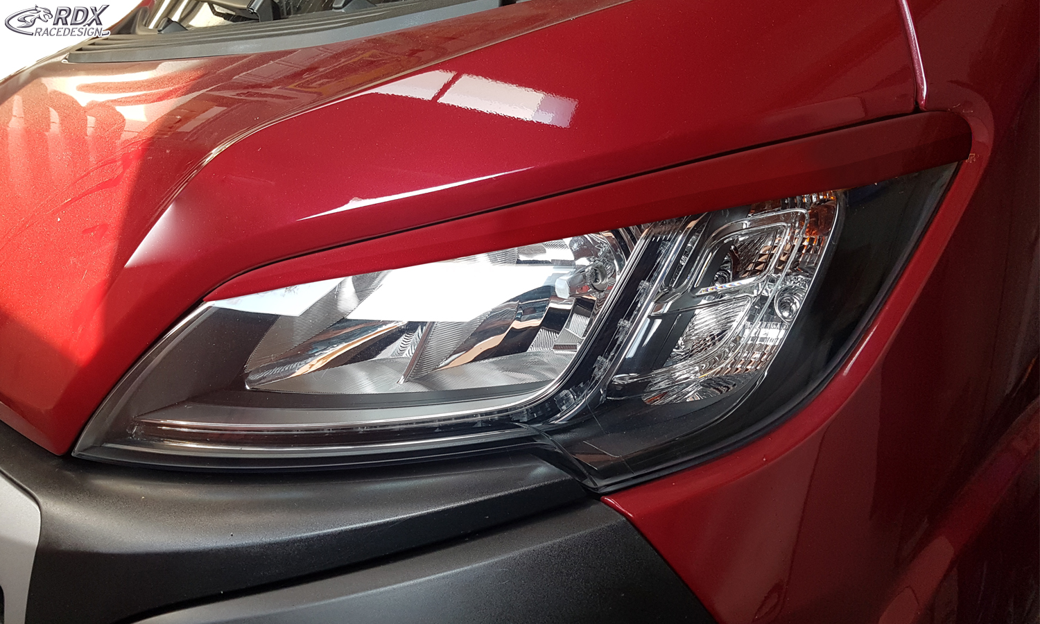 RDX esitulede kulmud – Fiat Ducato (2014–) ja Citroën Jumper/Relay (2014–) ja Opel Movano (2021–) ja Peugeot Boxer (2014–) ja Toyota ProAce Max (2024–) ja Iveco eSuperJolly (2026–) ja RAM ProMaster (2013–)