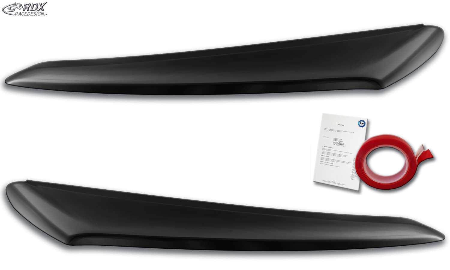 RDX headlight brows – Fiat Ducato (2014–) & Citroën Jumper/Relay (2014–) & Opel Movano (2021–) & Peugeot Boxer (2014–) & Toyota ProAce Max (2024–) & Iveco eSuperJolly (2026–) & RAM ProMaster (2013–)