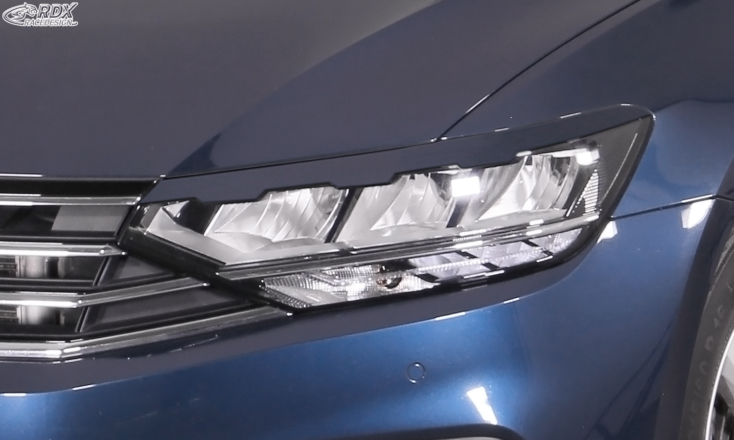 Реснички на фары RDX jagged“ – Volkswagen Passat 3G B8 (2019–)
