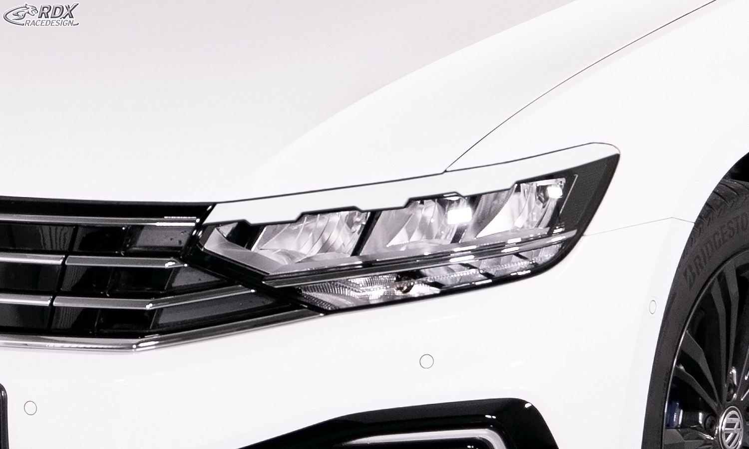 Реснички на фары RDX jagged“ – Volkswagen Passat 3G B8 (2019–)