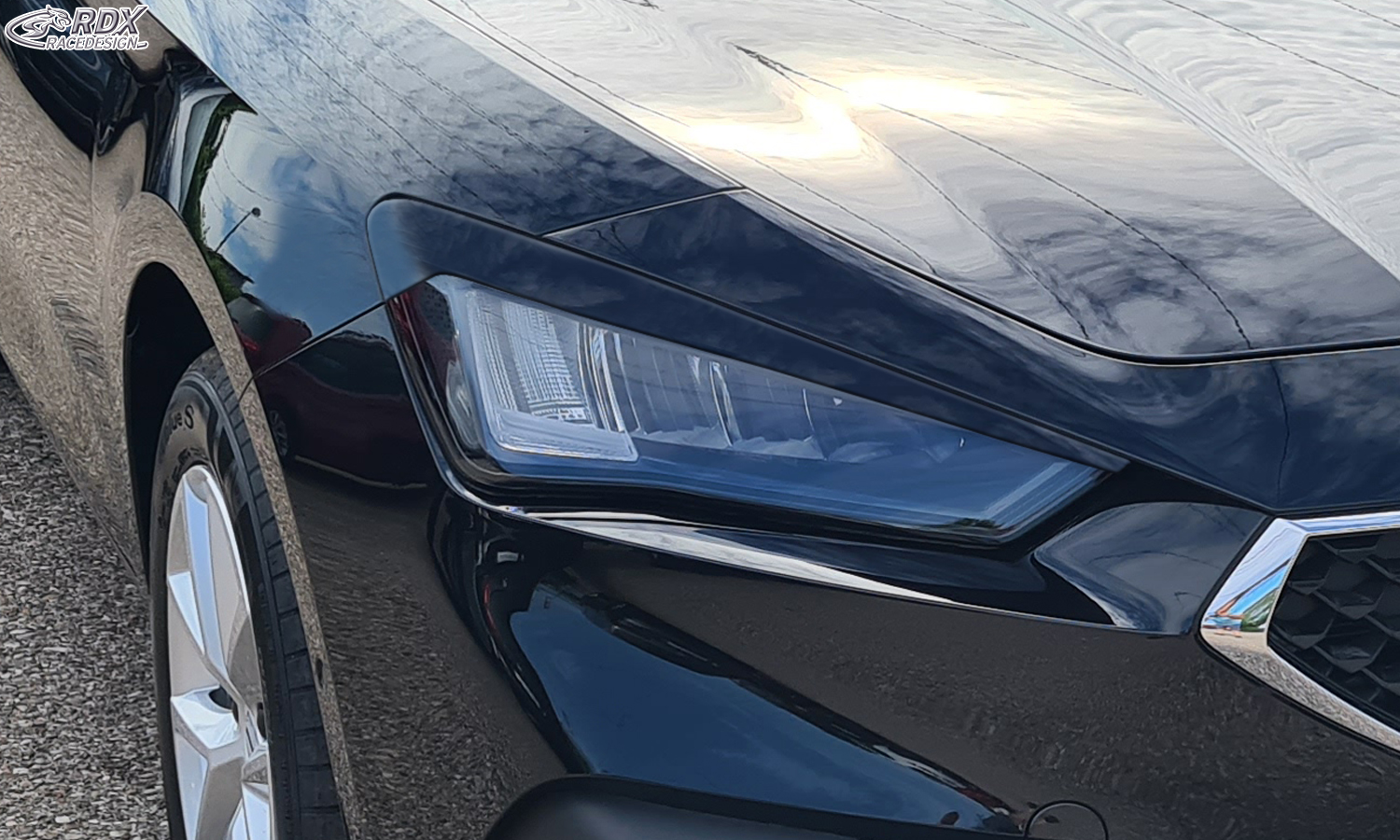 RDX headlight brows – Seat Leon (KL/2020–)/Seat Taracco (KN/2018–)/Cupra Leon (KL/2020–)/Cupra Formentor (KM/2020–)