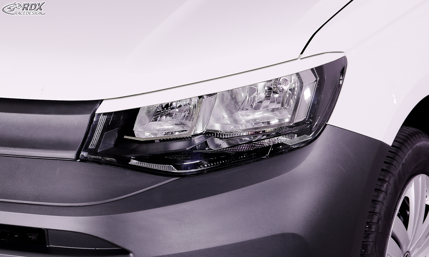 Реснички на фары RDX – Volkswagen Caddy (SK/SKN/2020–)