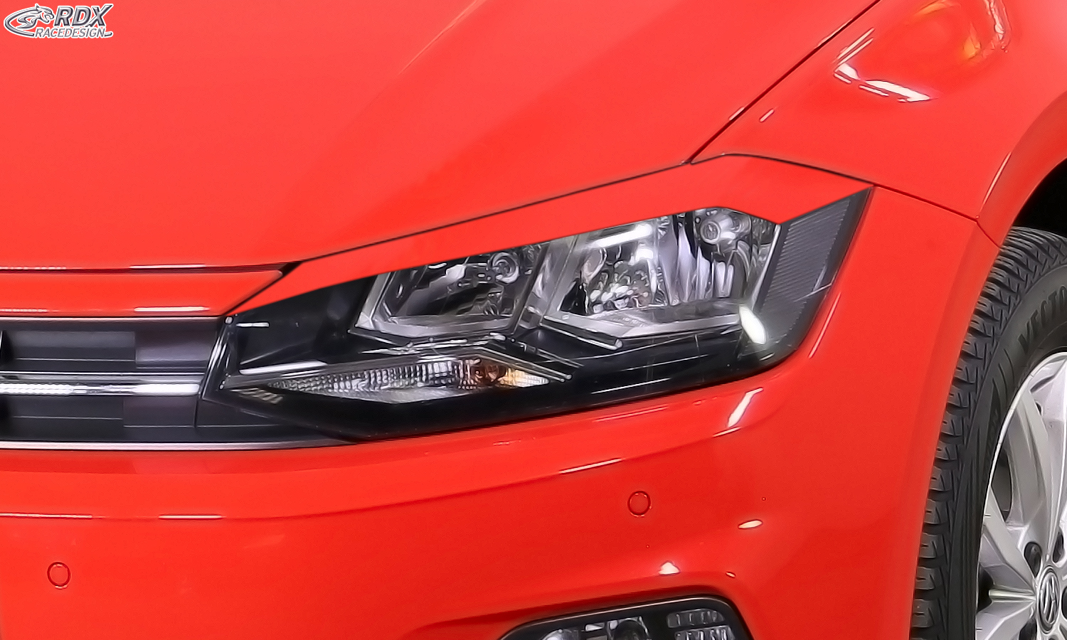 RDX headlight brows – Volkswagen Polo (2G/AW/2017–)