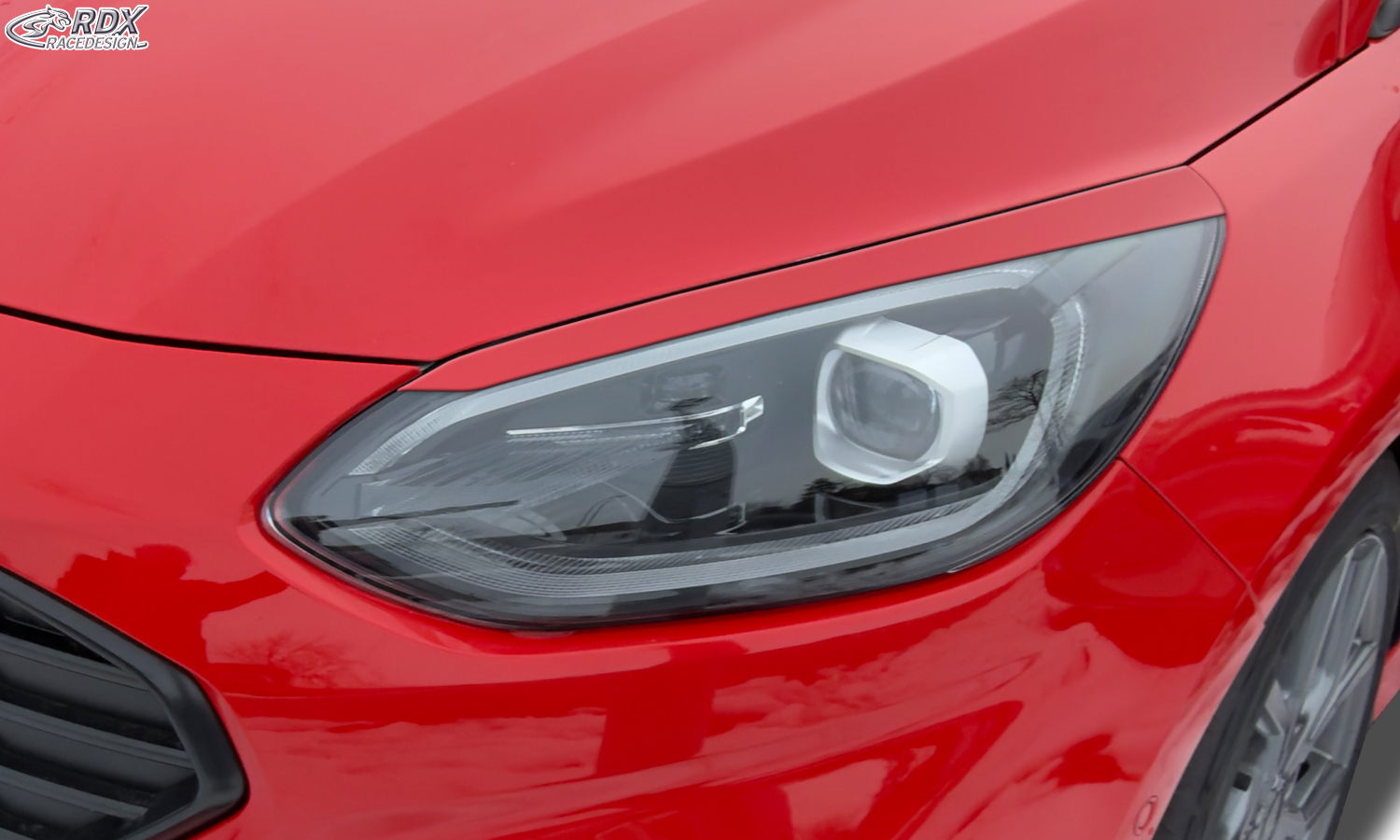 Реснички на фары RDX – Ford Fiesta (MK8/2022–2024) LED-Matrix,