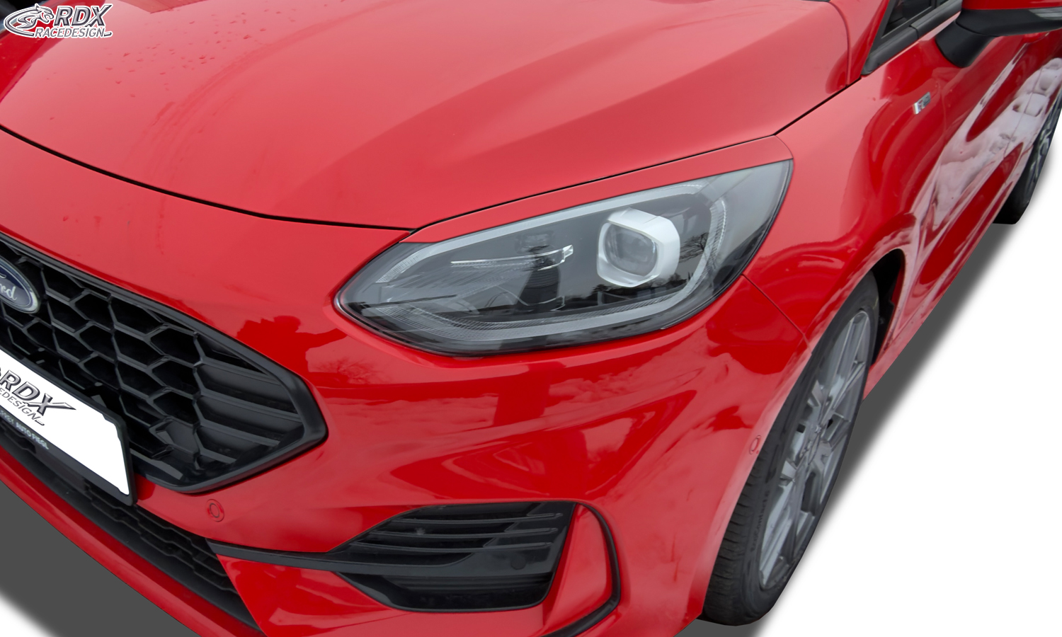Реснички на фары RDX – Ford Fiesta (MK8/2022–2024) LED-Matrix,