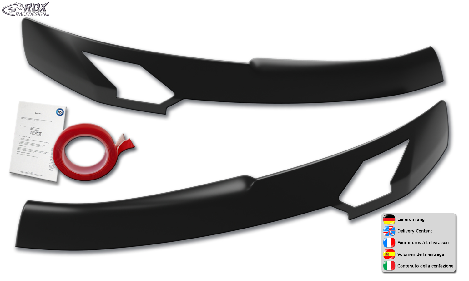 RDX headlight brows – Dacia Duster III DJF (2024–) & Bigster DJF (2025–)