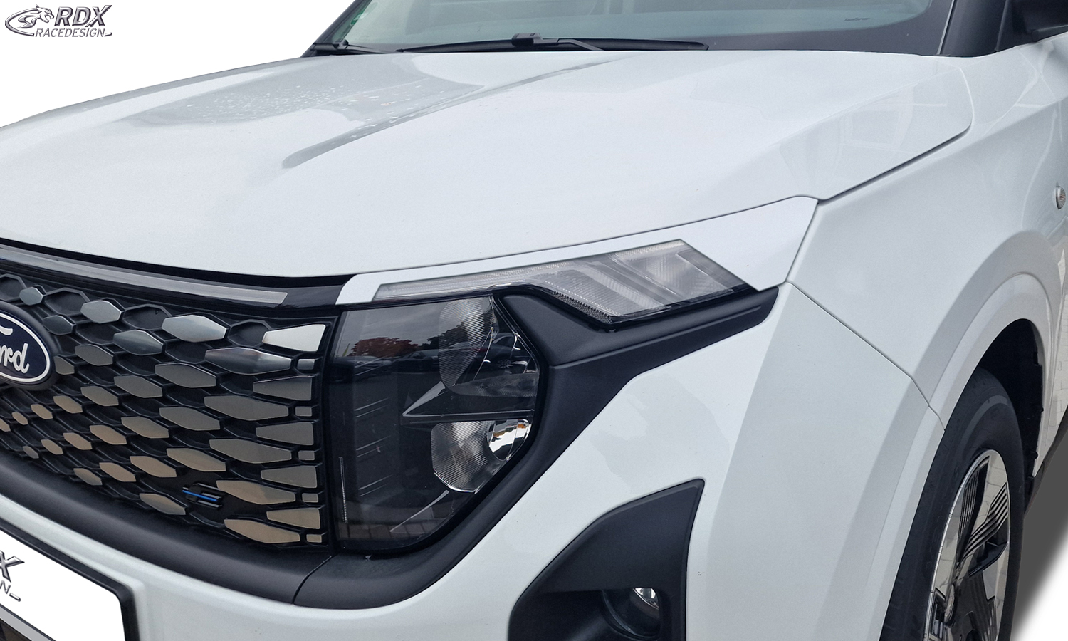 RDX esitulede kulmud – Ford Transit Courier ja Tourneo Courier (N1P/N3P | 2024–) (läikivvalge)