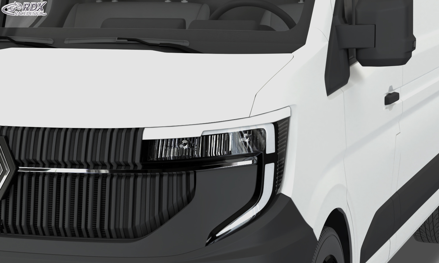 RDX esitulede kulmud – Renault Master ja Nissan Interstar (2024–) (läikivvalge)