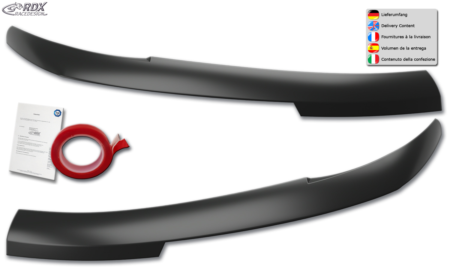 RDX headlight brows – Renault Master & Nissan Interstar (2024–)
