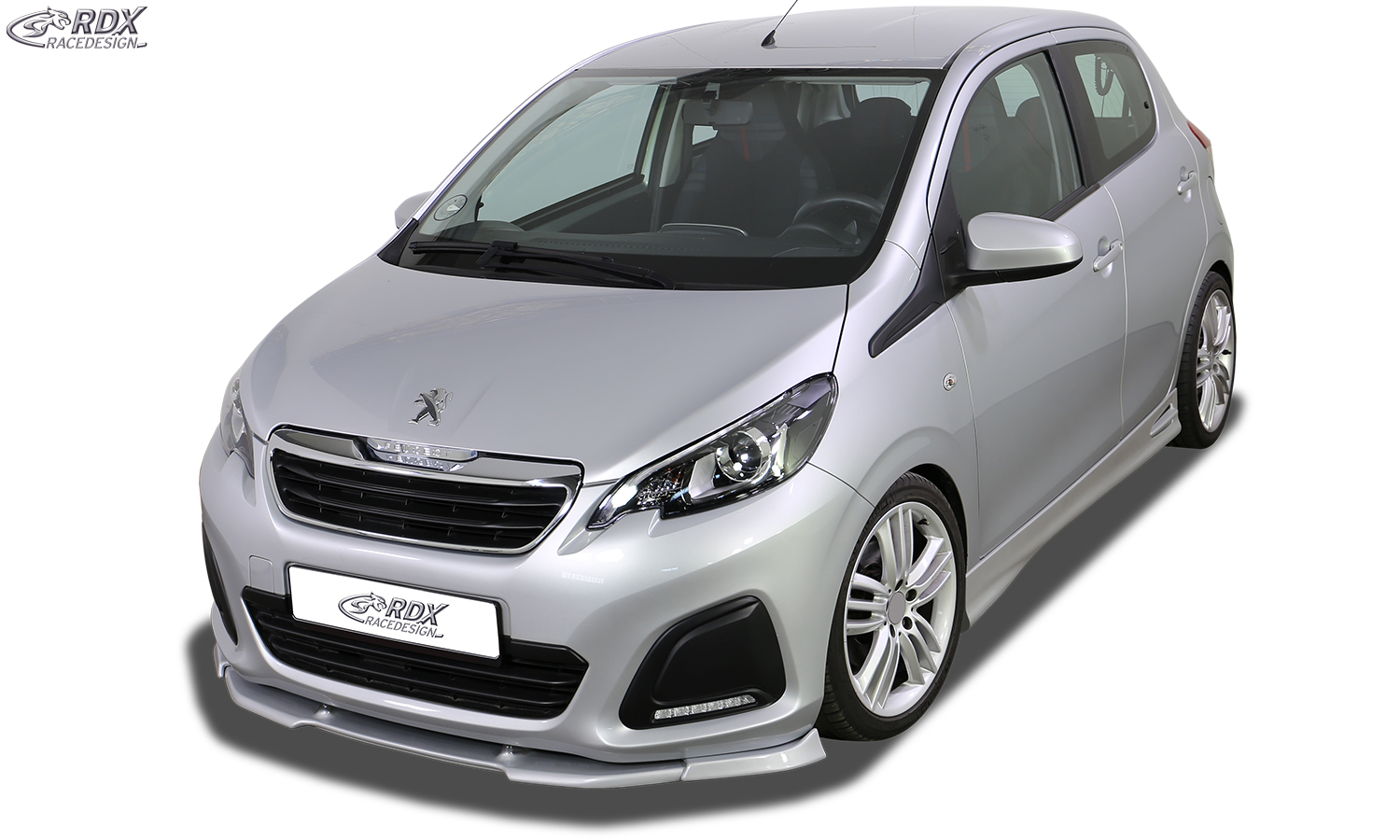 Накладки на пороги RDX GT4 – Peugeot 108