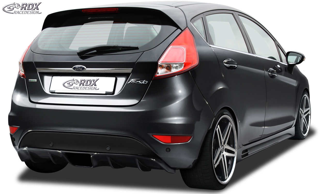 Накладки на пороги RDX GT-Race – Ford Fiesta MK7 JA8 JR8 (2008–2012 и 2012–)