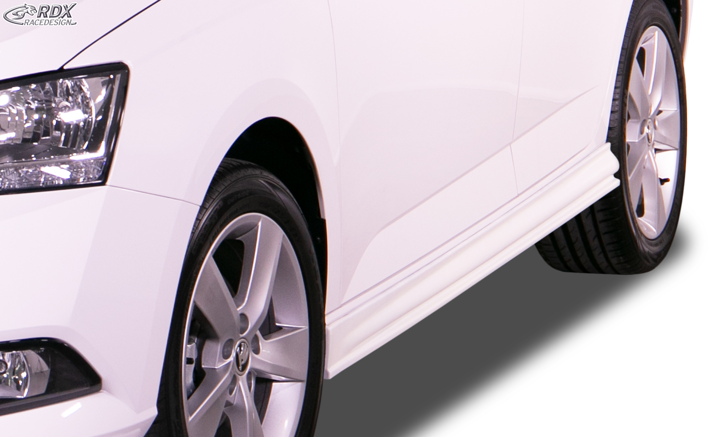 Накладки на пороги RDX Edition – Škoda Fabia 3 (5J/NJ)