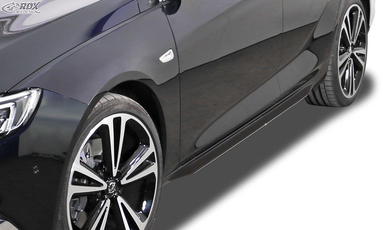 Накладки на пороги RDX Slim – Opel Insignia B 2017– (также OPC и OPC-Line)
