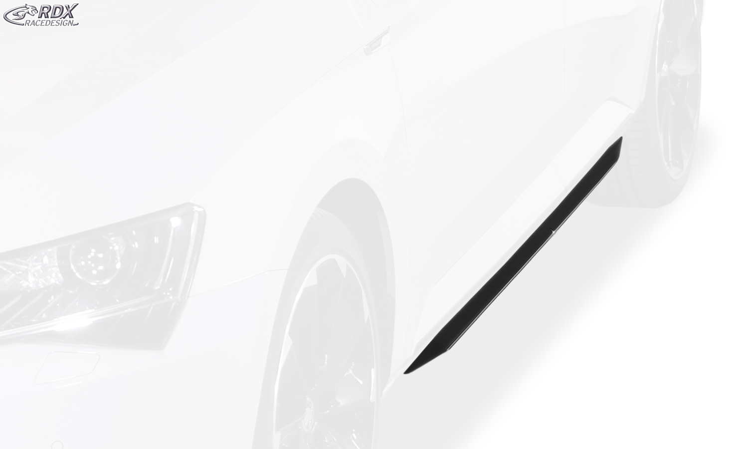 Накладки на пороги RDX Slim – Škoda Superb 3 (3V)
