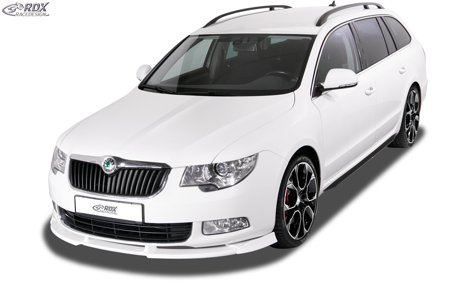 Накладки на пороги RDX Slim – Škoda Superb 2 (3T)