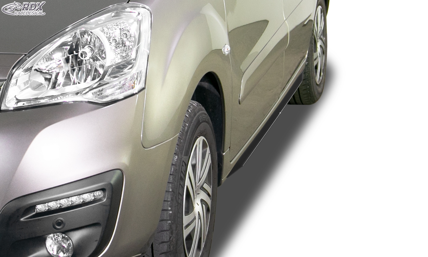 RDX Slim küljeliistud – Citroën Berlingo 2008–2018 (tüüp 7)/Peugeot Partner 2008–2018 (tüüp 7)