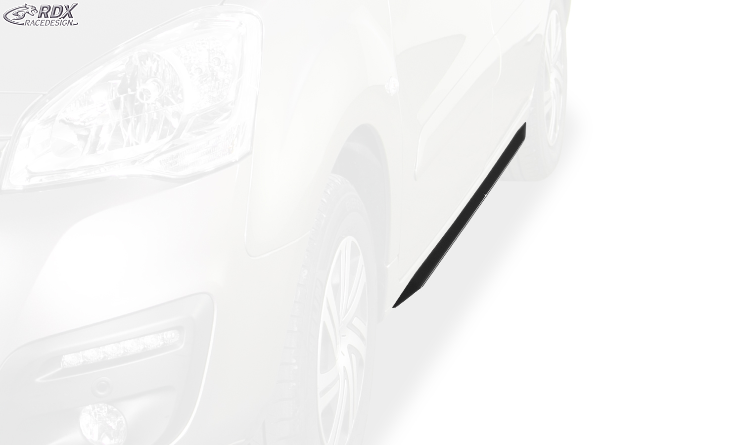 RDX Slim küljeliistud – Citroën Berlingo 2008–2018 (tüüp 7)/Peugeot Partner 2008–2018 (tüüp 7)