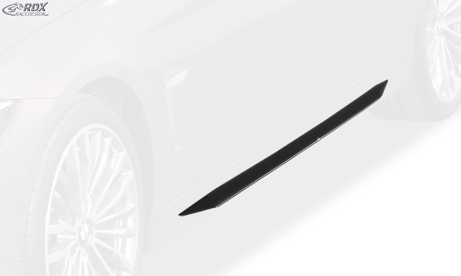 Накладки на пороги RDX Slim – BMW 4 серии F32/F33/F36 (–2017 и 2017–)