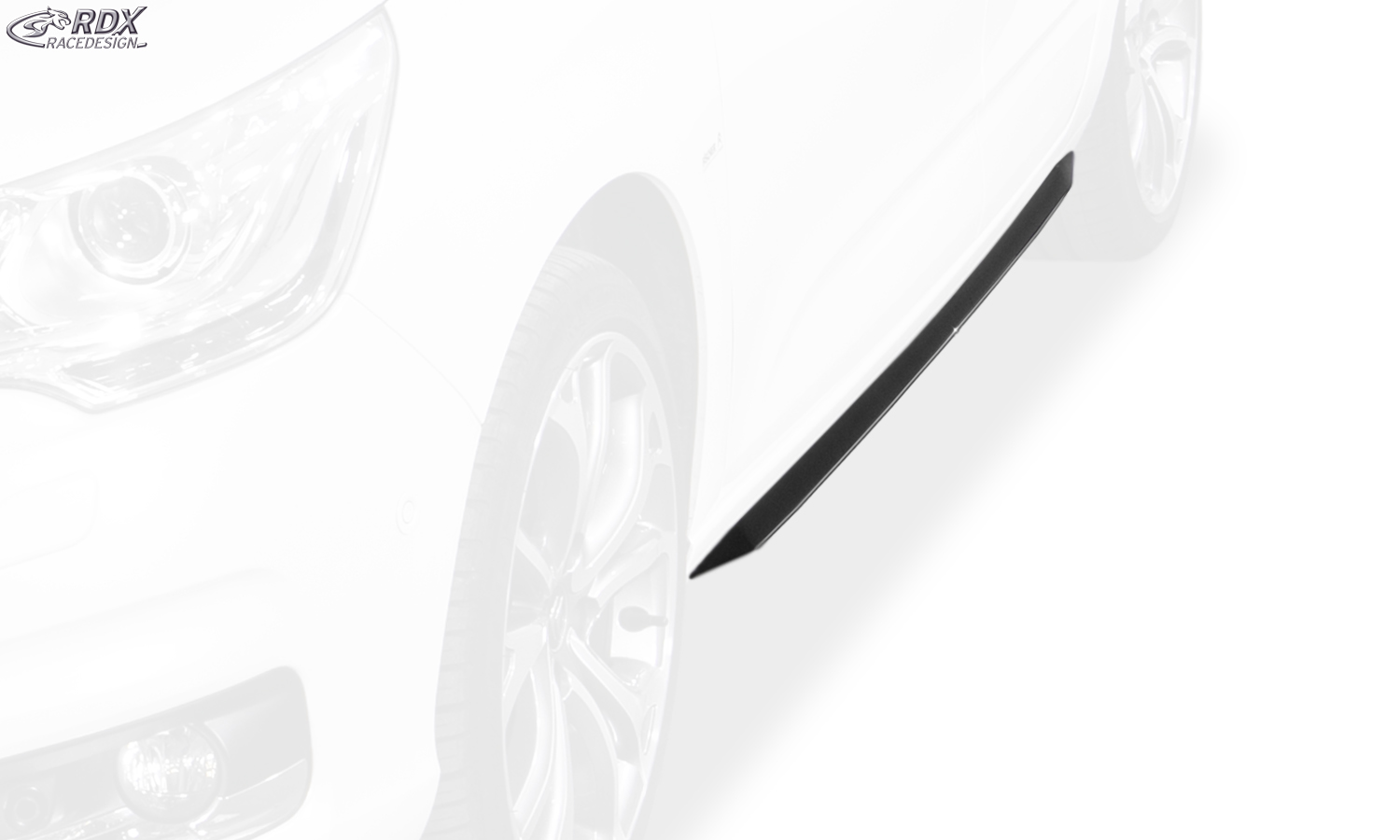 Накладки на пороги RDX Slim – Citroën C4 (тип N) 2010–2018