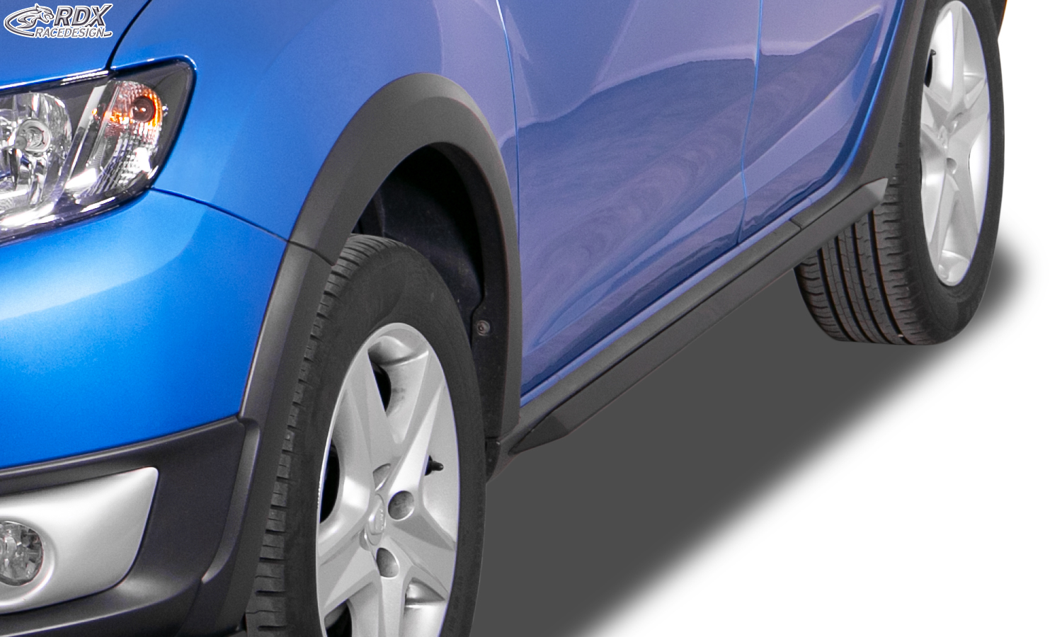 Накладки на пороги RDX Slim – Dacia Sandero 2 (вкл. Stepway)
