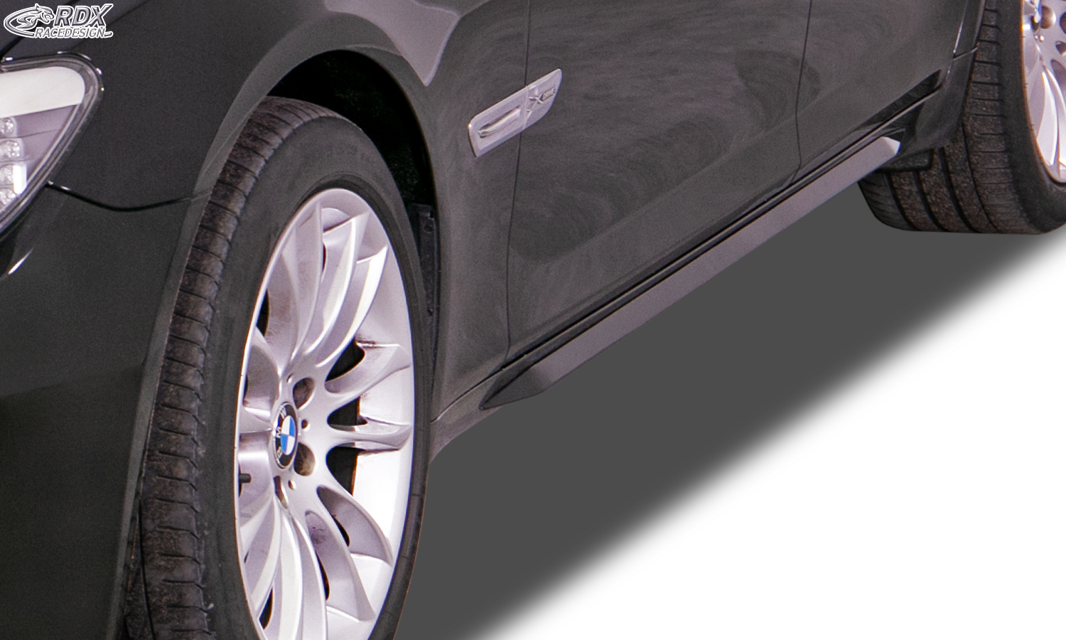 Накладки на пороги RDX Slim – BMW 7 серии F01/F02