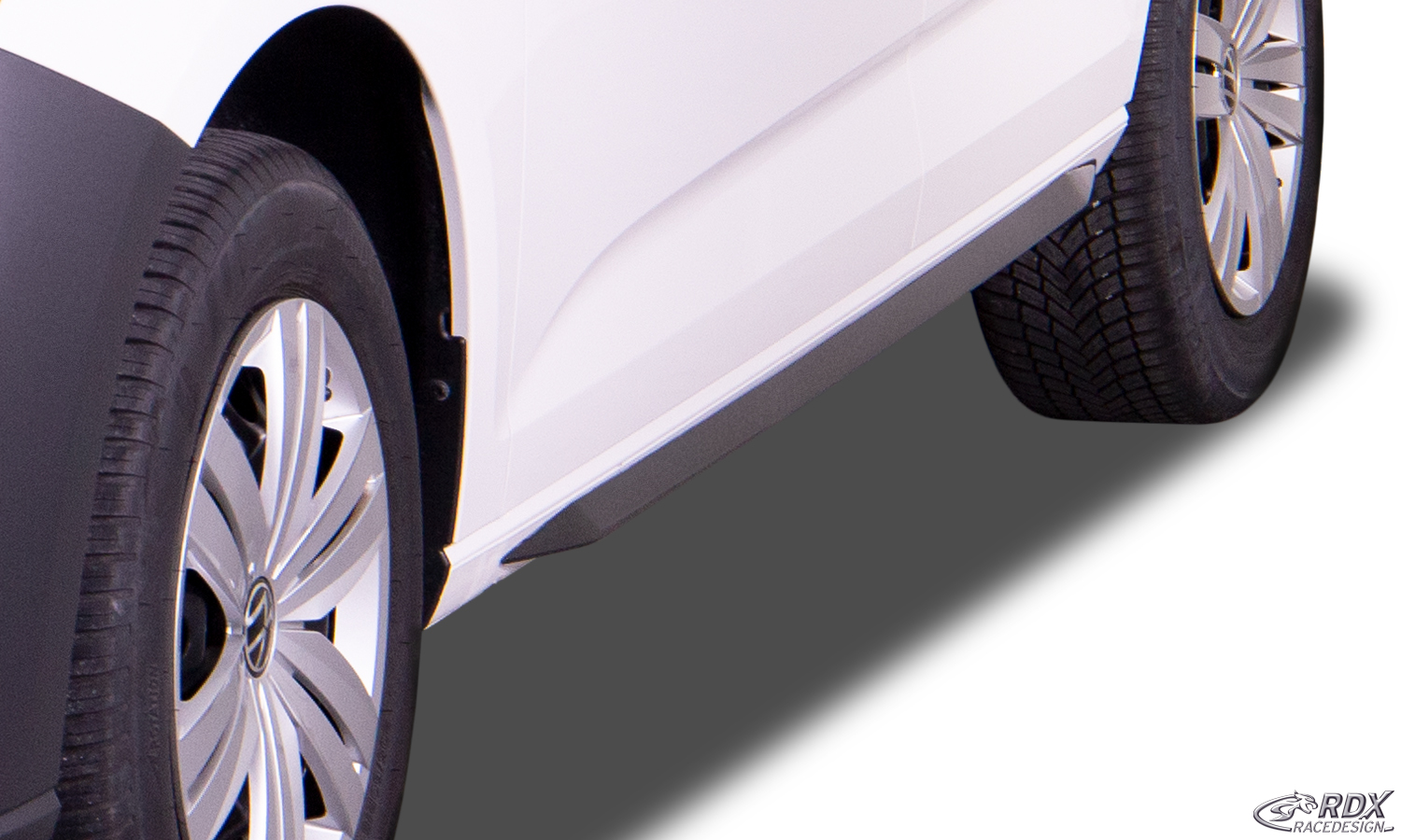 Накладки на пороги RDX Slim – Volkswagen Caddy (SK, SKN/2020–)