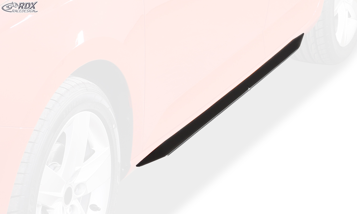 Накладки на пороги RDX Slim – Audi A4 B6 8E
