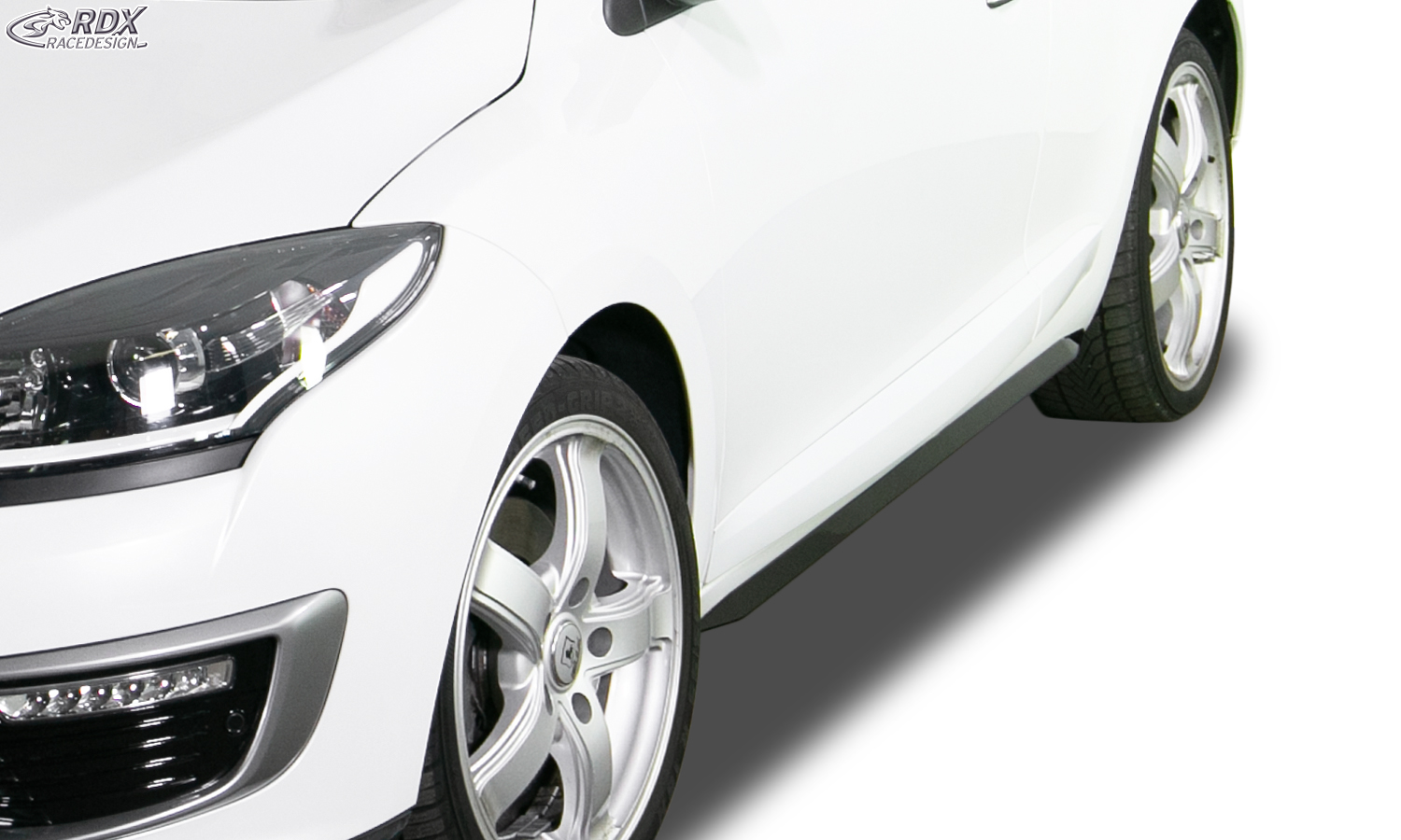 Накладки на пороги RDX Slim – Renault Megane 3 купе (2/3-дверный)