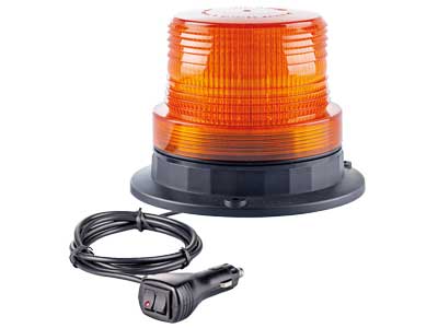 LED beacon 4 LED amber magnetic mount mini 11–110V
