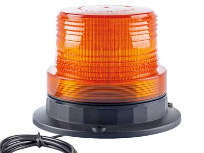 LED маяк 4 LED жёлтый магнитное крепление мини 11–110V