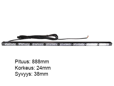 LED light bar 888 mm amber 12–24V