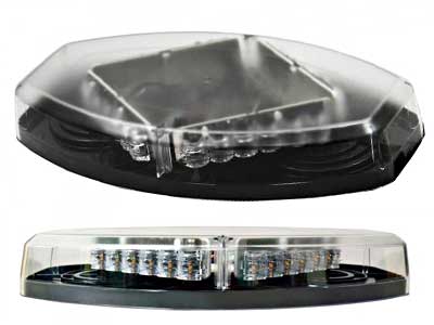 LED light bar amber 12–24V ECE R65