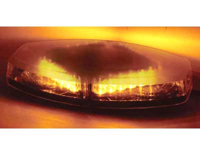 LED light bar amber 12–24V ECE R65