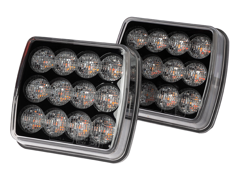 Optibeam Juhtmevabade LED tagatulede komplekt 110×103×36.50 mm