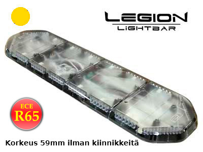 LED light bar 1372 mm amber 12–24V ECE R65
