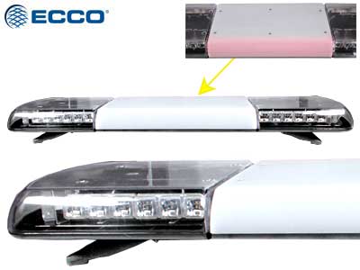 LED light bar 1070 mm amber 12–24V ECE R65