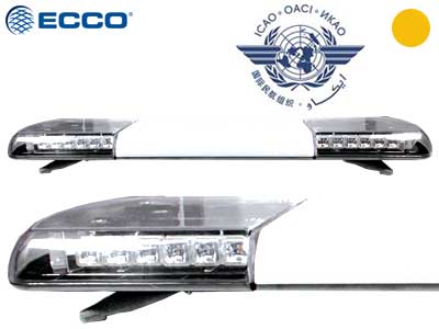 LED light bar ICAO 1070 mm amber 12–24V ECE R65