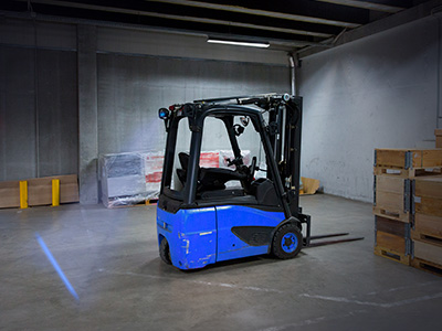 LED forklift warning light, blue line 9–110V