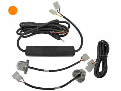 LED hide-away strobes 2 pcs 10–30V