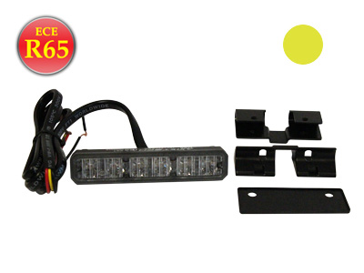 LED strobe light amber 12–24V ECE R65