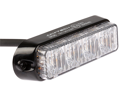LED strobe light 4 LED amber 12–24V ECE R65