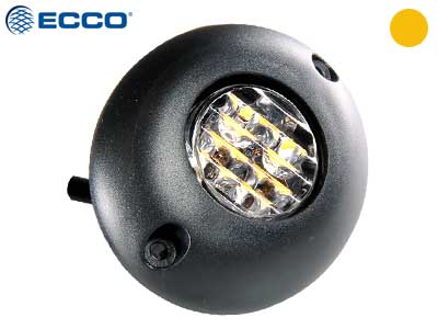 LED strobe light amber 10–30V ECE R65